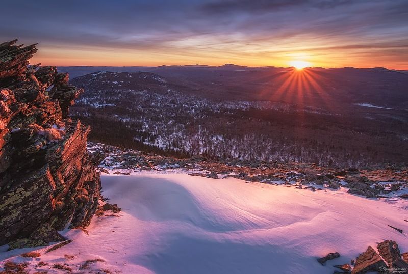 Закат на Уреньге фото превью