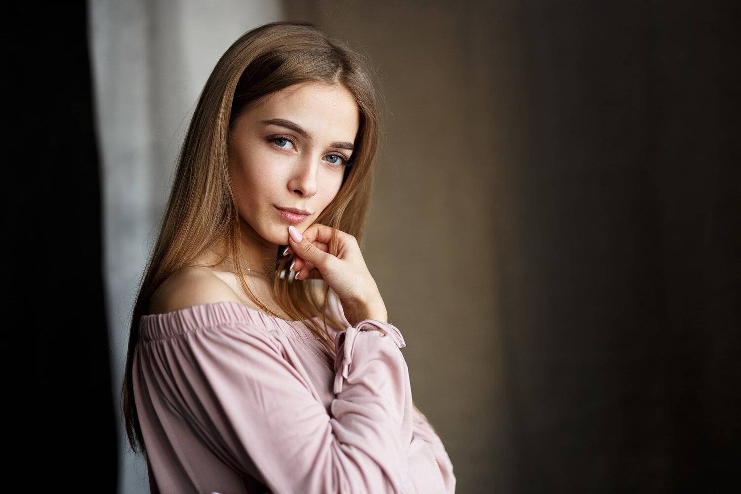 portrait, girl, people, color, eyes, light, девушка, studio, студия, портрет, head, свет, человек, эмоции, цвет, фотосессия, Иван Лосев