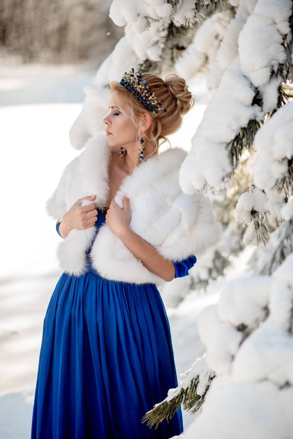 девушка, woman, portrait, winter, Стрелкова Мария