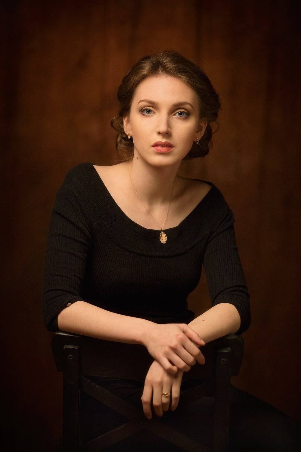 портрет, девушка, Алексей Назаров