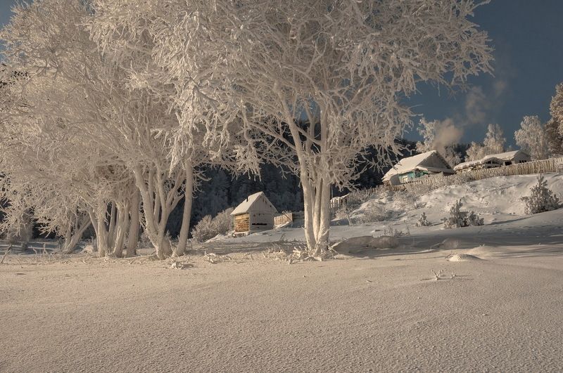 Зима на кордоне. фото превью