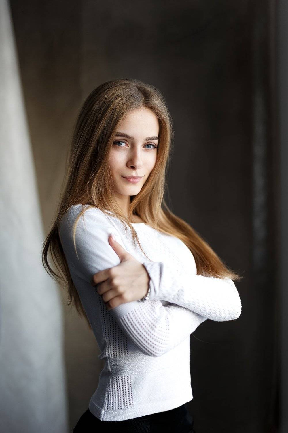 portrait, girl, people, color, eyes, light, девушка, studio, студия, портрет, head, свет, человек, эмоции, цвет, фотосессия, Иван Лосев