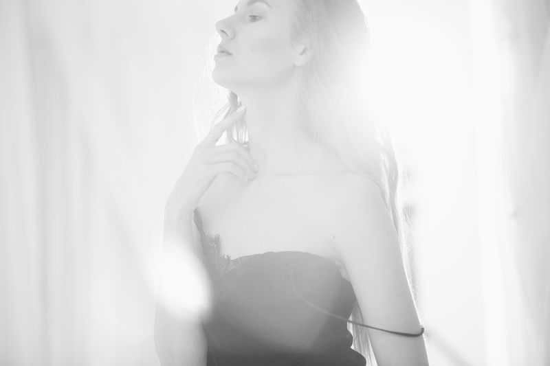 portrait, blackandwhite, monochrome, body Soft фото превью