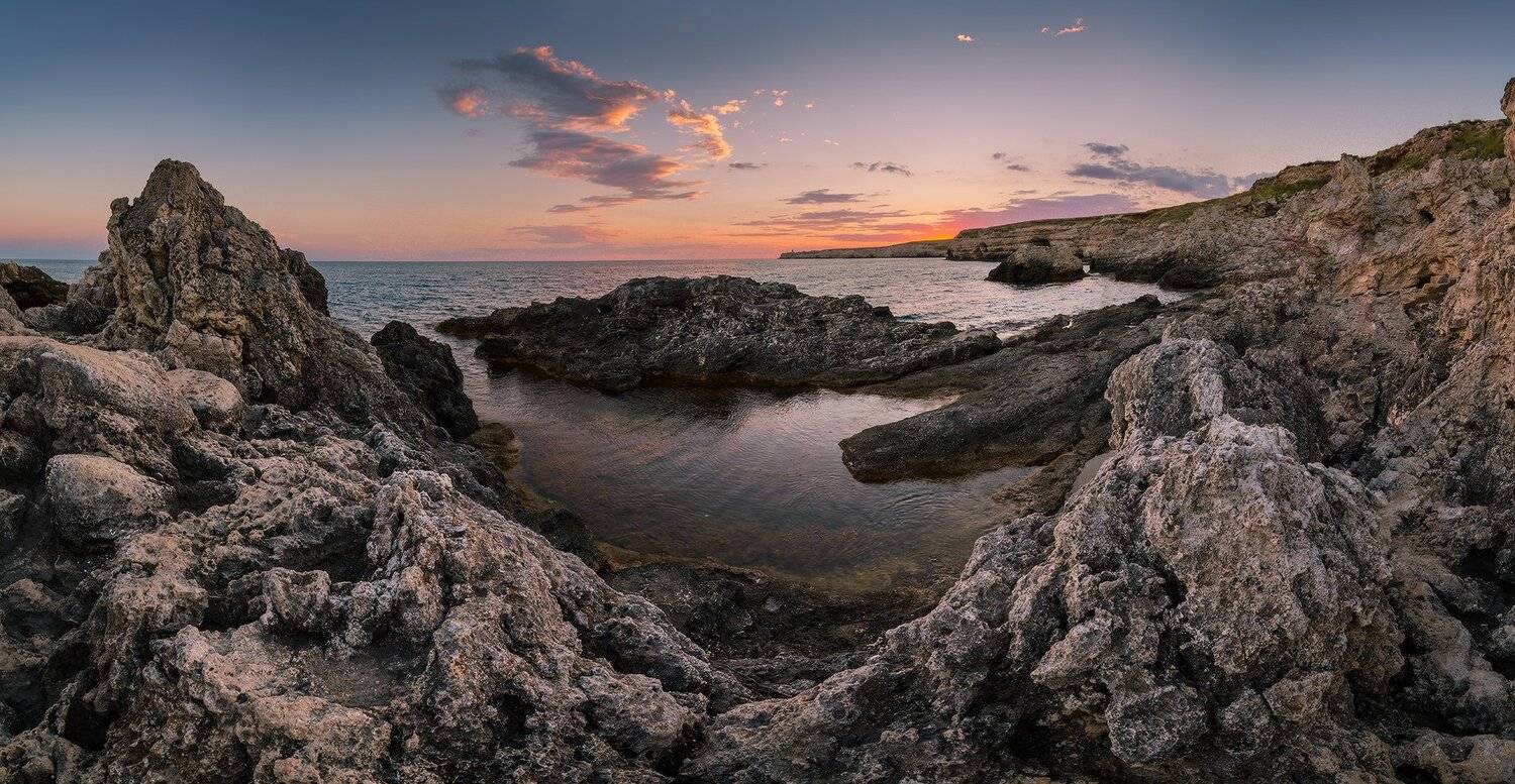 крым тарханкут лето вечер, Николай Мысливцев