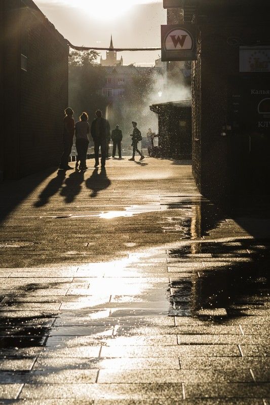 Люди, город, улица, жанр, свет, тень, вечер, человек,  *** фото превью