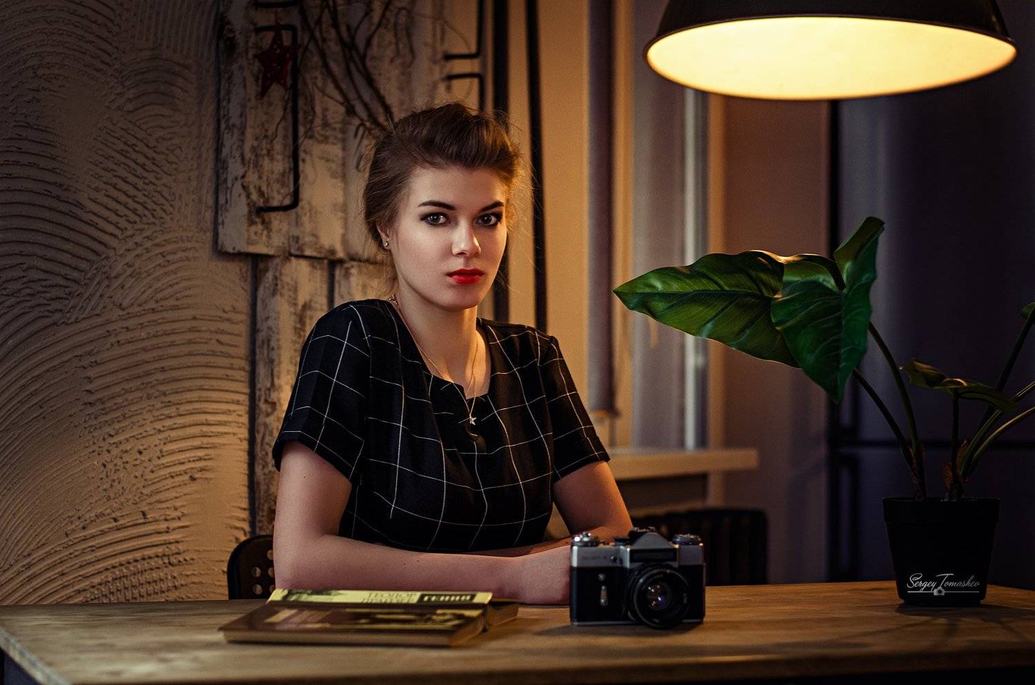 портрет, студия, свет, Сергей Томашев