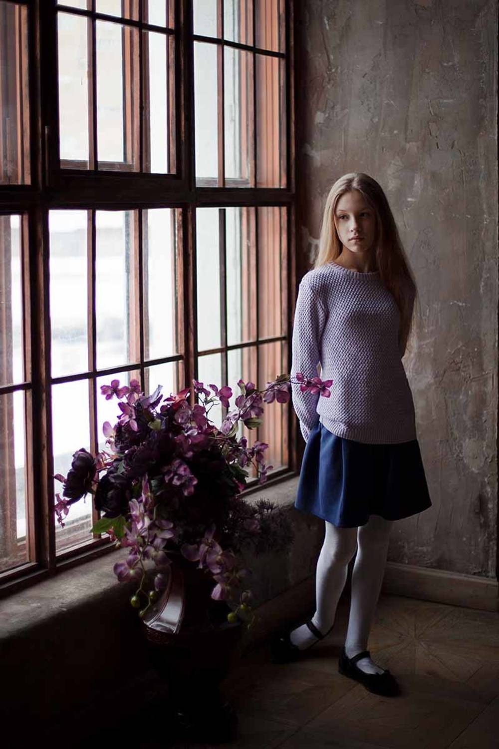 свет, девочка, портрет, ростовой портрет, ребенок, подросток, фотография, классика, Марина Бойко