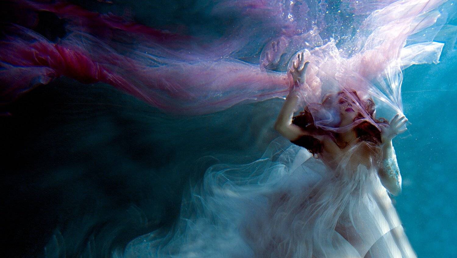 под водой, море, аквариум, бассейн, аква, русалка, Валерия Малиновска