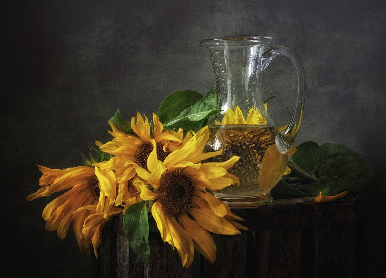 натюрморт,подсолнухи, Наталия