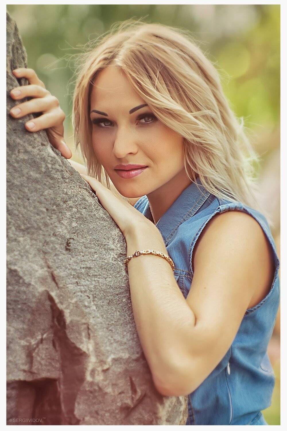 девушка, портрет, блондинка, Sergii Vidov