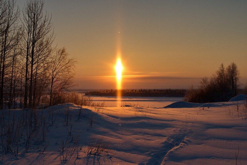 север,природа,лес,зима,закат,краски,печора,коми,красота́ ,снег,north,nature,forest,winter,paint,pechora,komi republic,beauty ,snow Закат фото превью