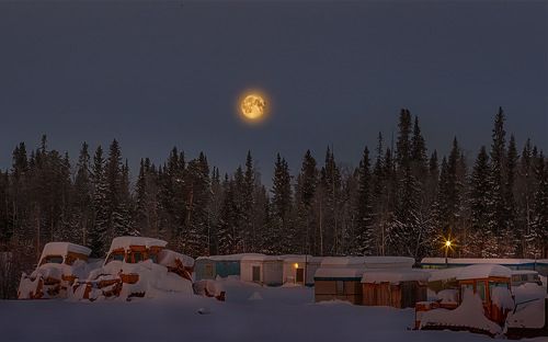 За пол часа до рассвета!
