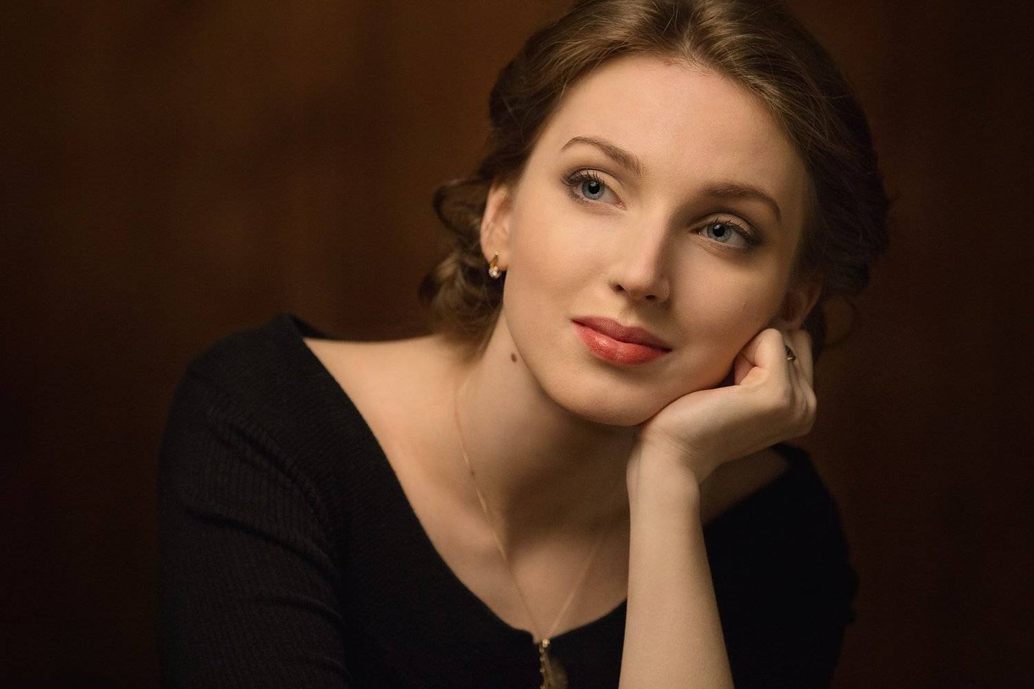 портрет, девушка, Алексей Назаров