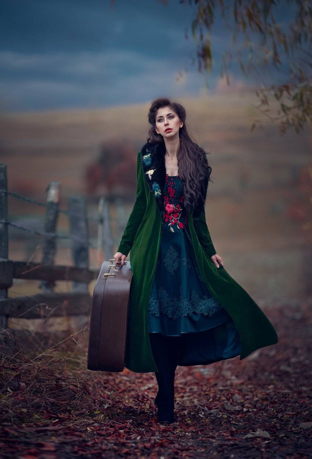 portrait, vintage, woman, Monica Lazar