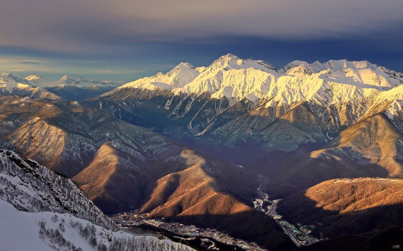 зима горы Горы фото превью