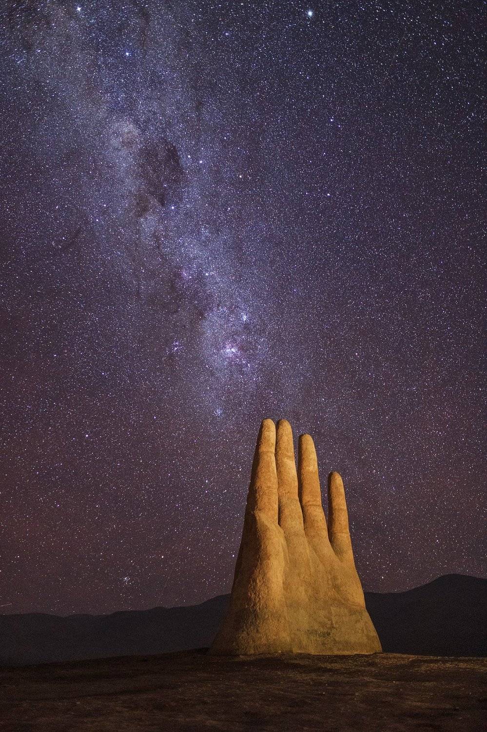 рука пустыни, чили, млечный путь, звездное небо, вселенная, Vitalis Vasylius