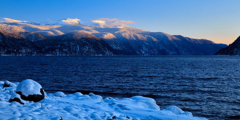 телецкое озеро, алтай яйлю Закат в Гольцах (хребет Корбу) фото превью