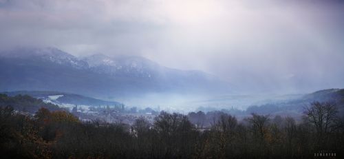Снежная акварель.