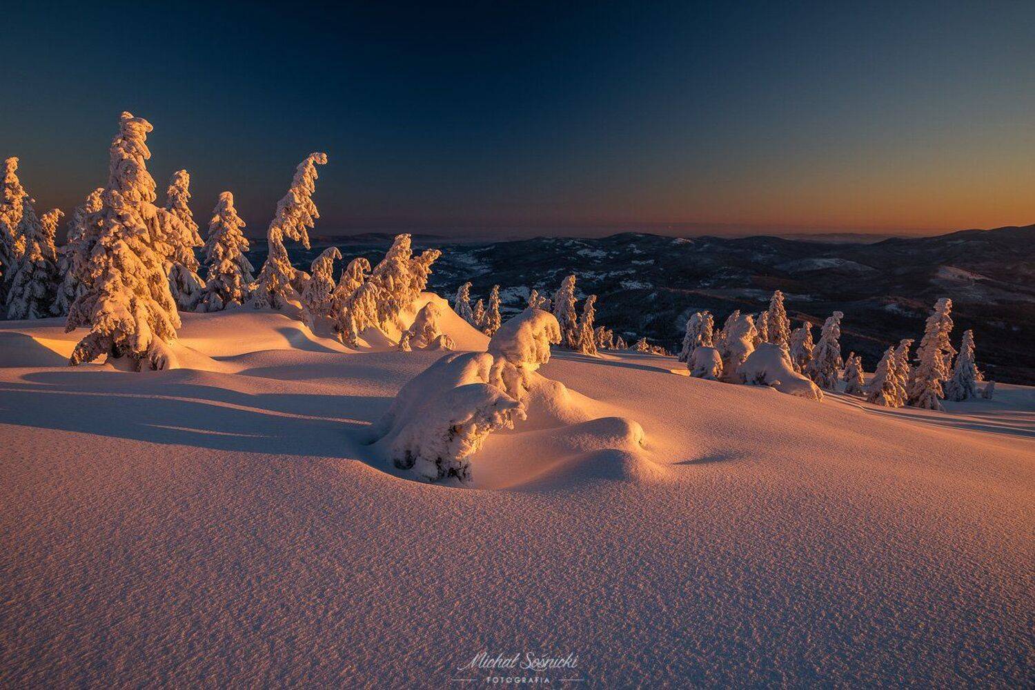 #pilsko #beskidy #winter #sunrise #poland #pentax #landscape, Michał Sośnicki
