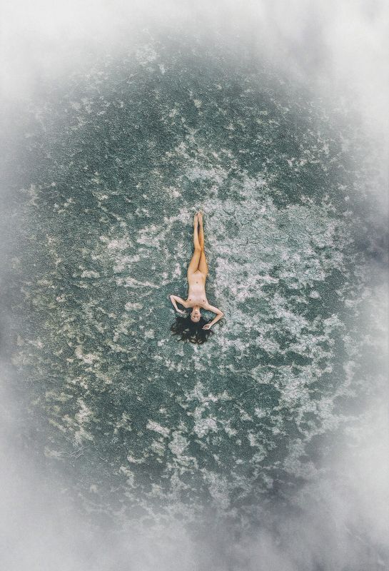 дрон, квадрокоптер, крым, модель, ню, nude Пролетая над ней фото превью