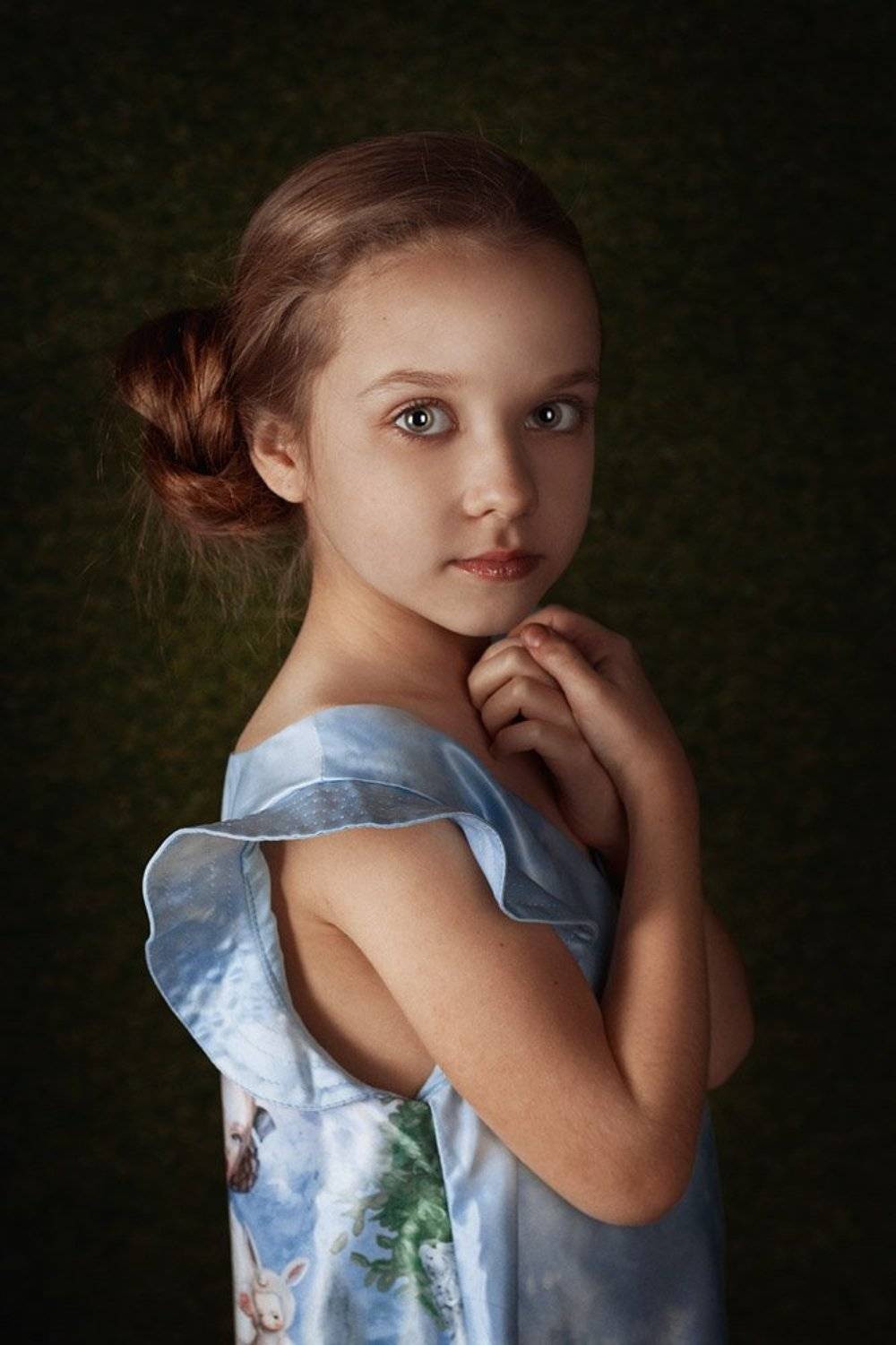 Портрет, девочка, Екатерина Лапатей