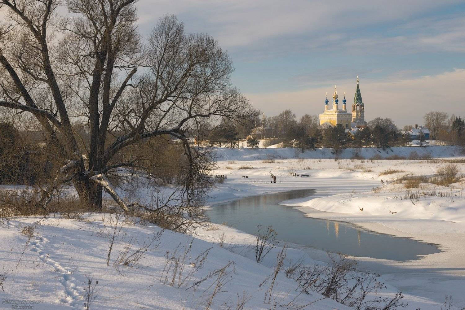 дунилово, ивановская область, русская зима, теза, провинция, храмы, православная русь, русь, зима, зимний пейзаж, горицы, рождество пресвятой богородицы, Николай Сапронов