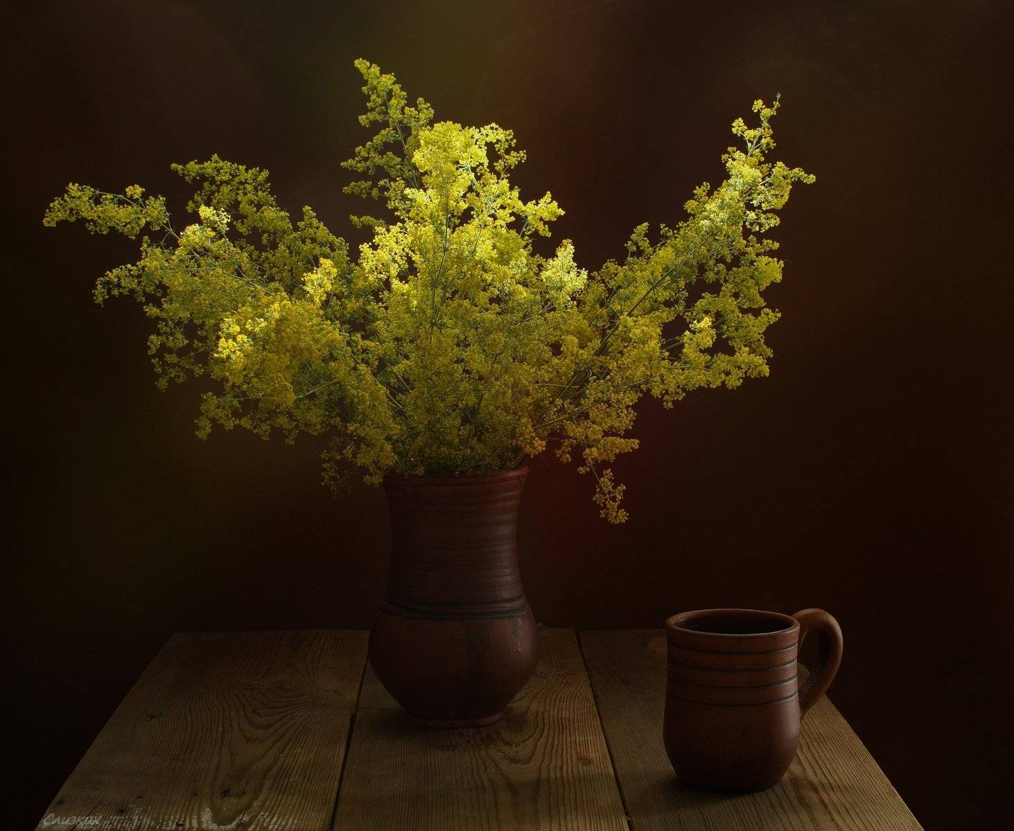 натюрморт,букет, аромат,красота,лето,керамика,луга,опушки,медовик, Инаида