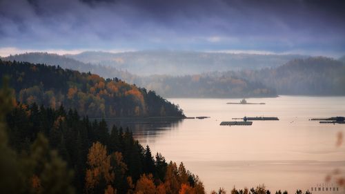 Дождь на Ладоге.