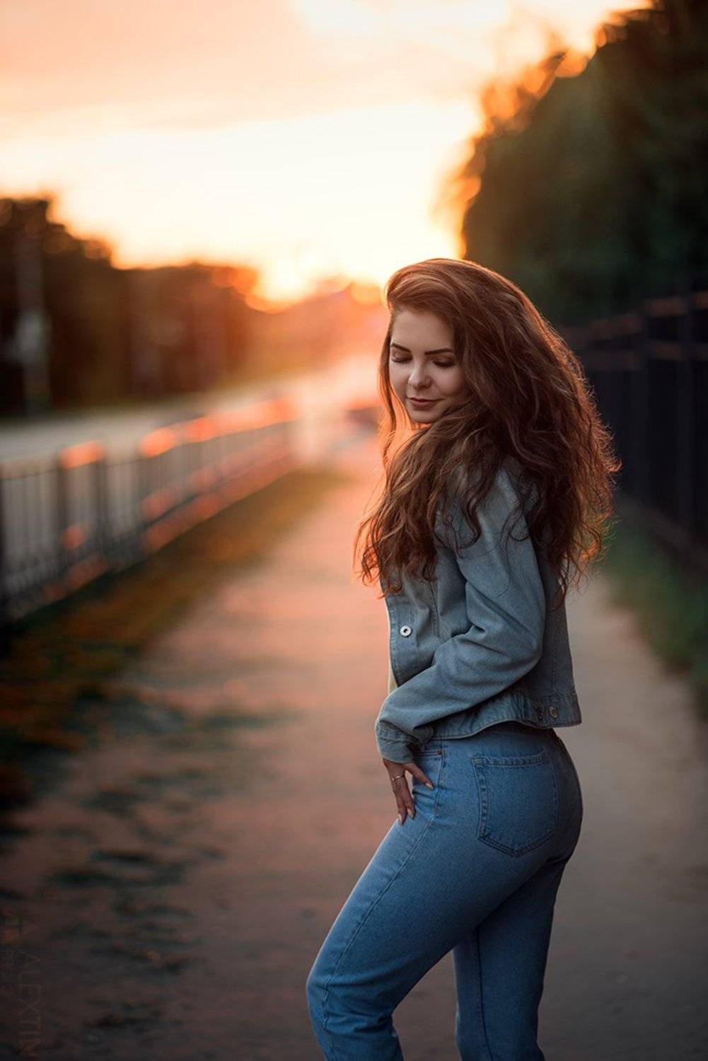 портрет, девушка,, Саня Тупикин