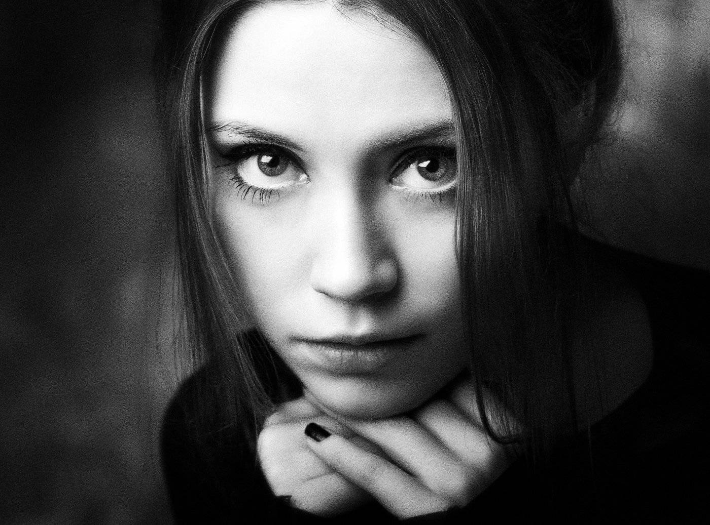 портрет ч/б взгляд, Александр Демин