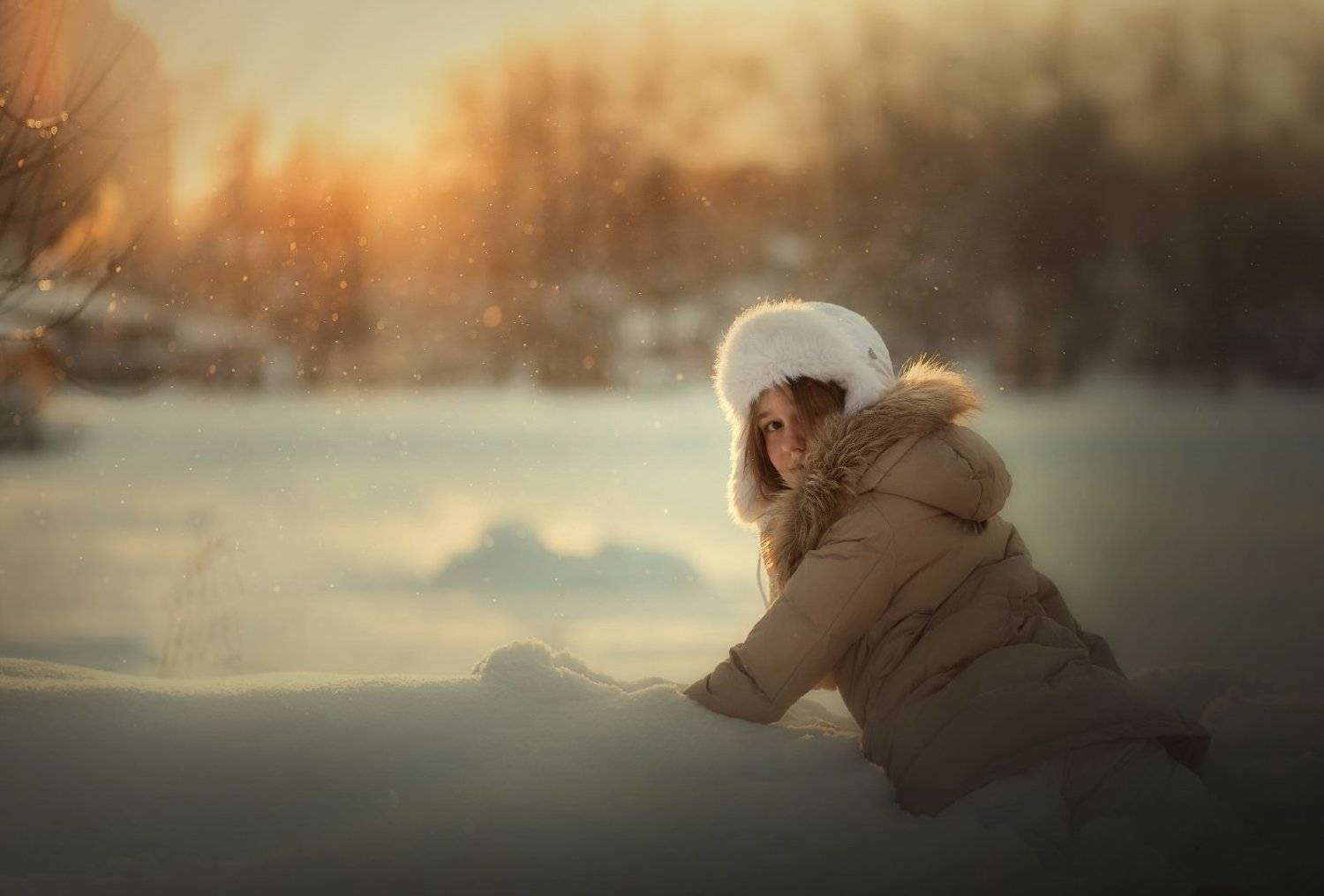 дети, зима, Анастасия Крылова