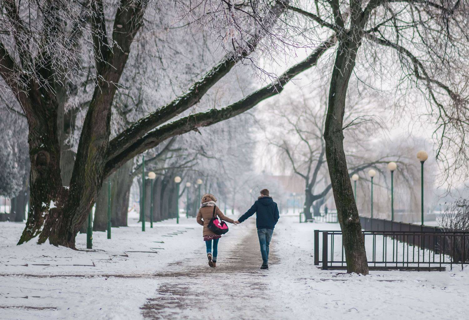 people,city,winter,river, Daiva Cirtautė