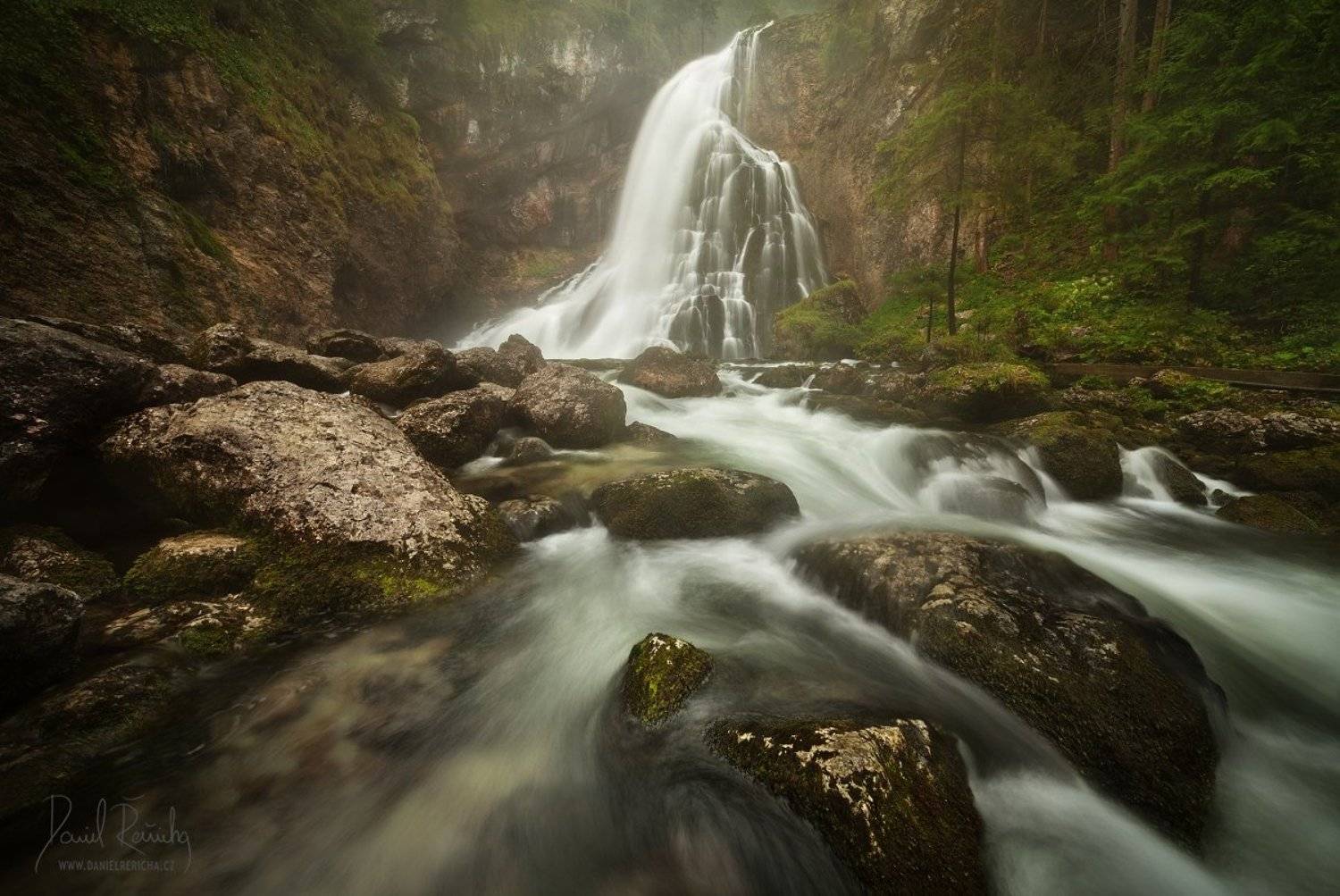 Austria, &Ouml;sterreich, Hallein, Salzach, Golling, Gollinger Wasserfall, Schwarzbachfall, Alps, Alpen, Waterfall, Wasserfall, Europe, nature, landscape, mist, fog, forest, rain, daniel rericha,, Daniel Rericha