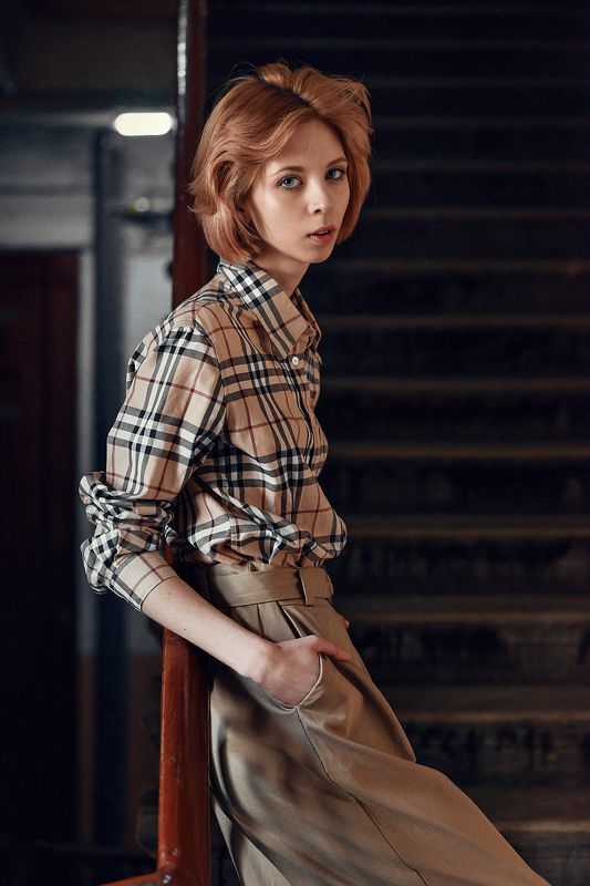 portrait, colour, eyes, street, girl, woman, cinema *** фото превью