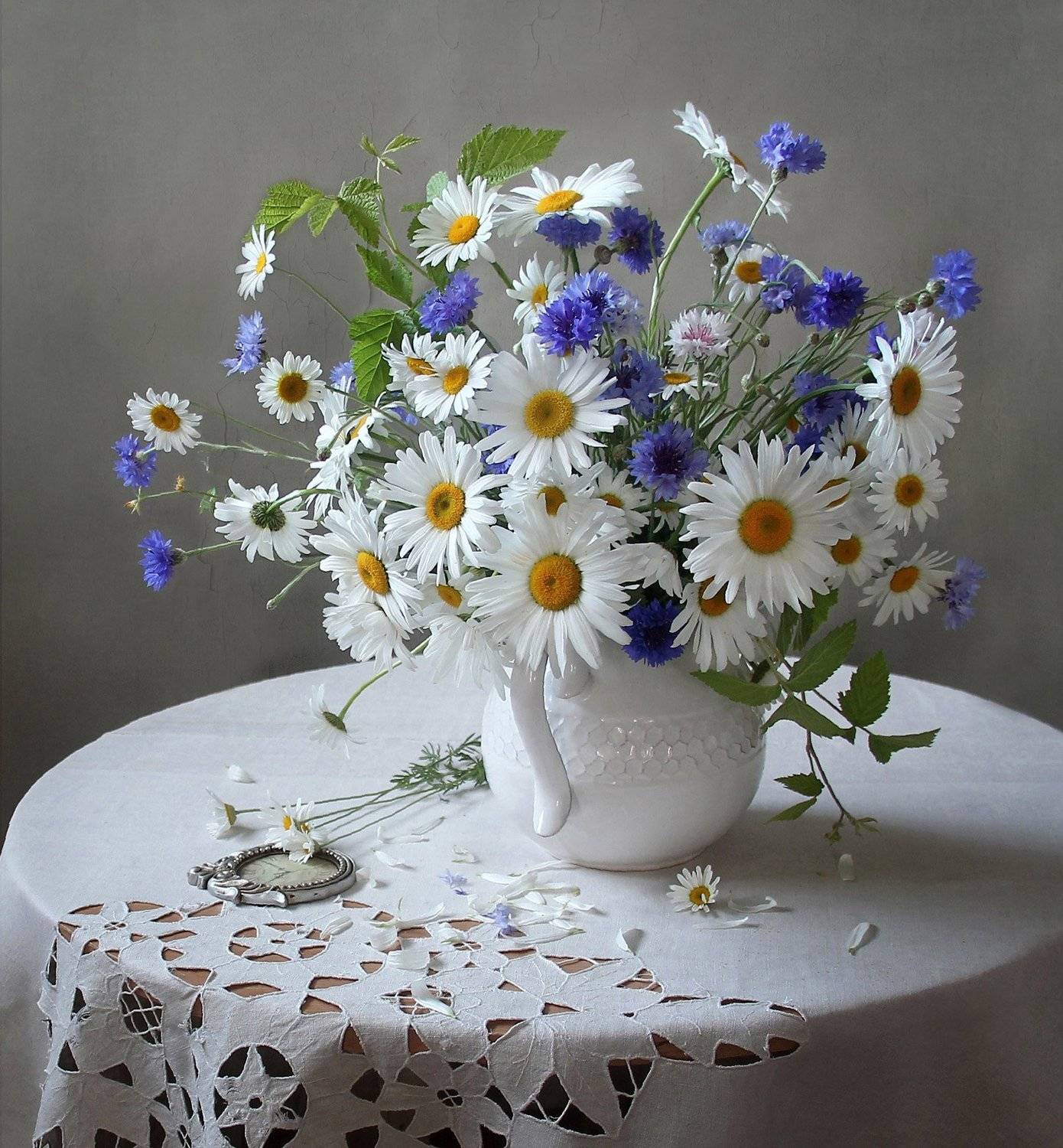 натюрморт, цветы, марина филатова, ромашки, Марина Филатова