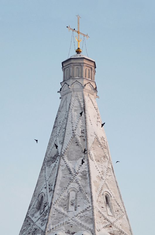 анна анка салтыкова, коломенское, москва, храм, церковь, история, архитектура, парк, музей-заповедник, нагатино, храм вознесения господня, зима, пейзаж, река, Храм Вознесения Господня в Коломенском фото превью