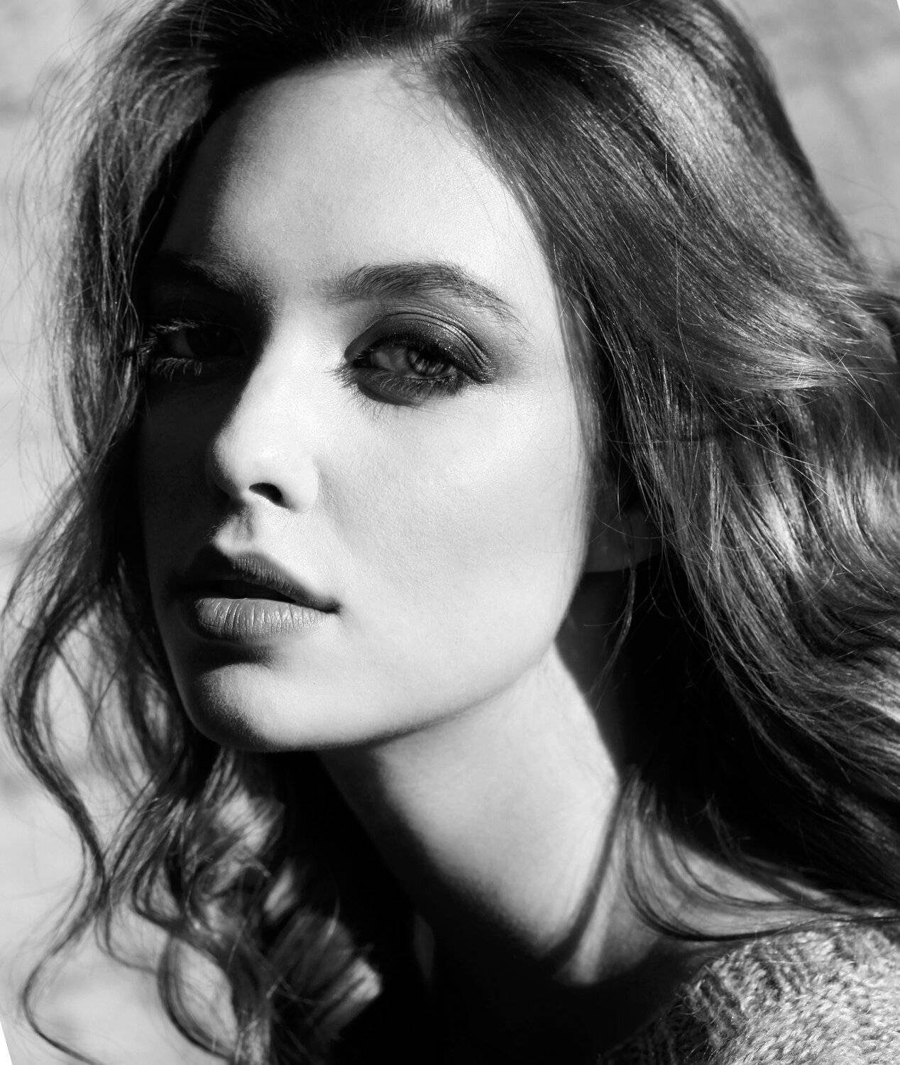 чб, черно-белая, девушка, красивая, солнце, красавица, модель, Дарья Комарова