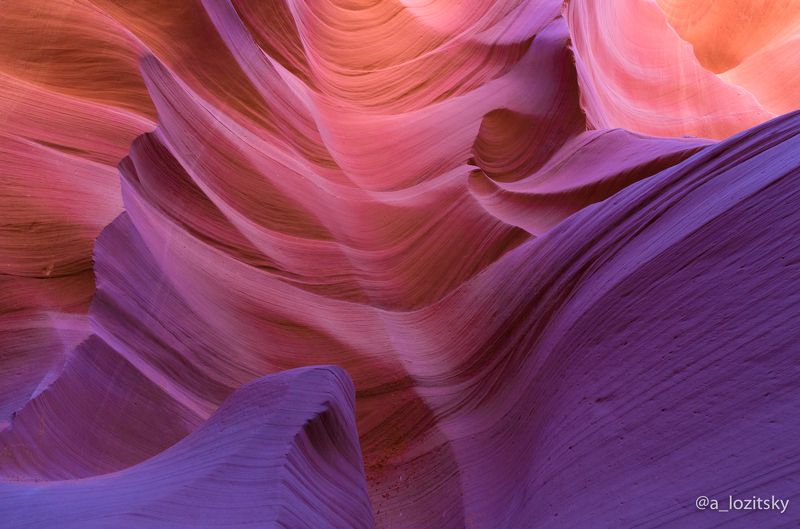 Каньон, Антилопа, Аризона, абстракция Каньон Антилопы, Аризона фото превью