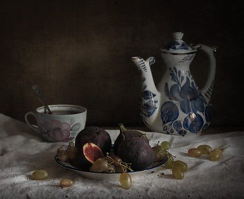 С виноградом и инжиром