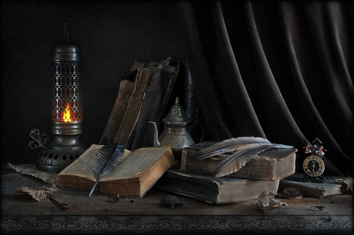 натюрморт, книги, Елена Соловьёва