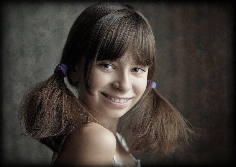 портрет, девочка, Елена Соловьёва