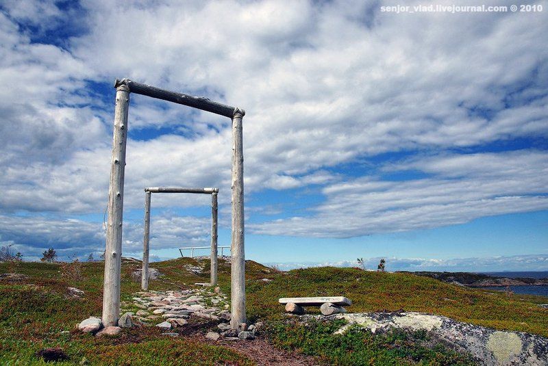 белое, море Геометрический пейзаж. фото превью