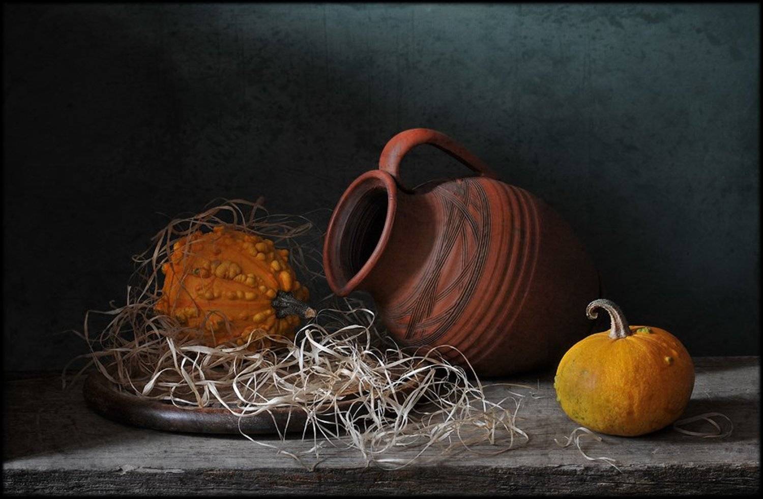 натюрморт, тыквы, Елена Соловьёва