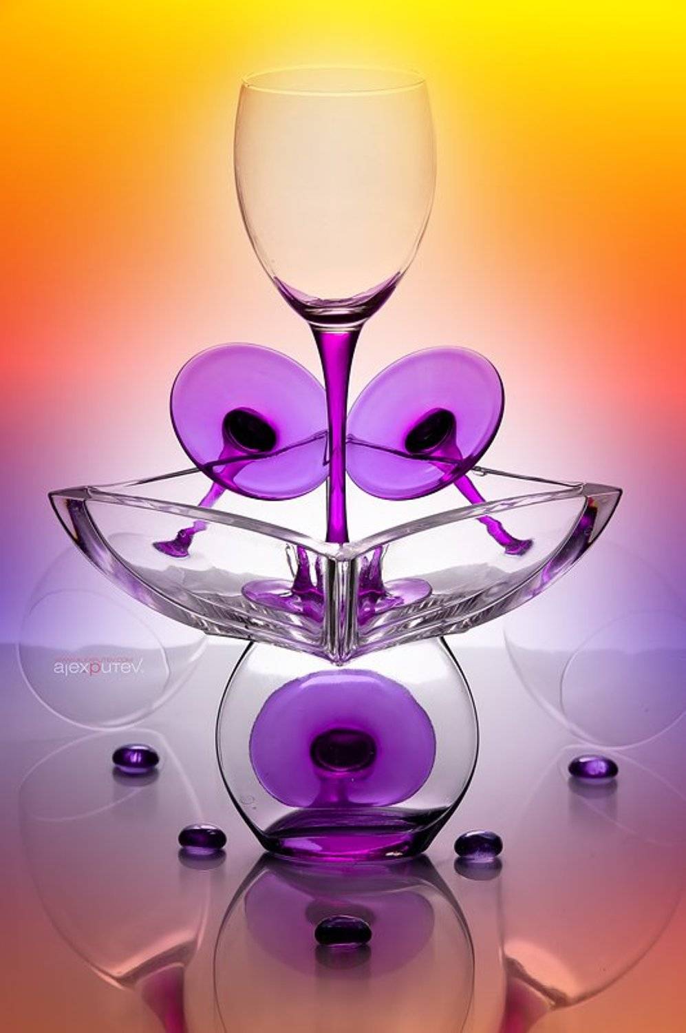 предметка, натюрморт, стекло, Александр Путев