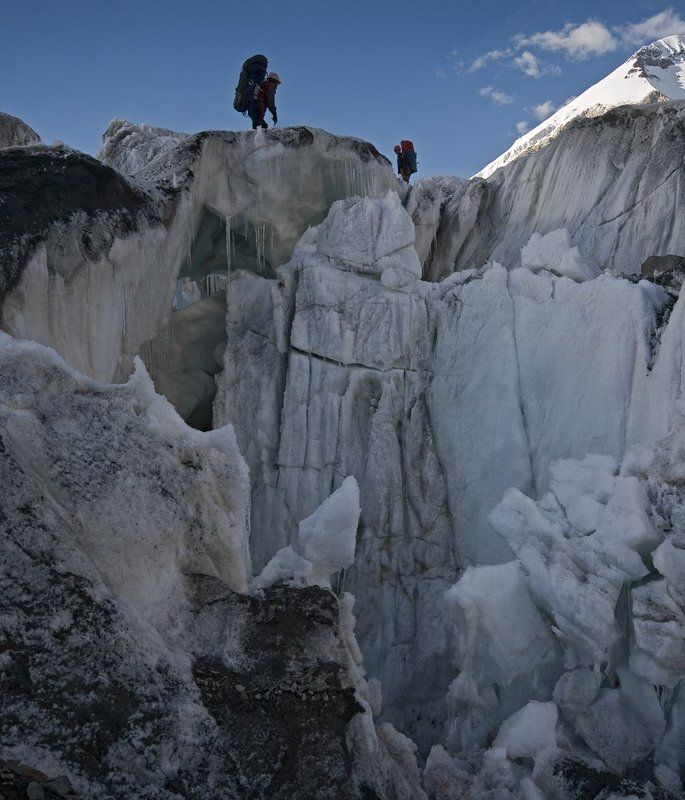 памир, поход, 2010, по леднику гандо Такой разный Памир фото превью