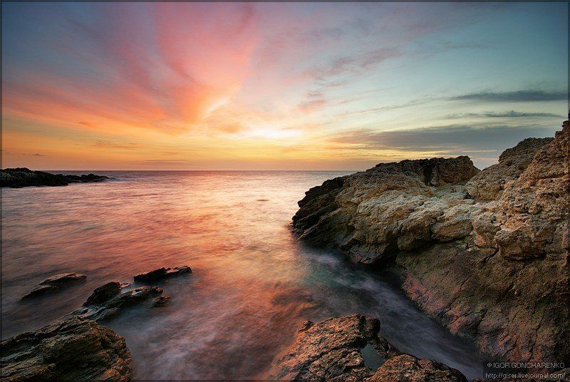 пейзаж, море, крым, фотография, Неожиданный свет. фото превью