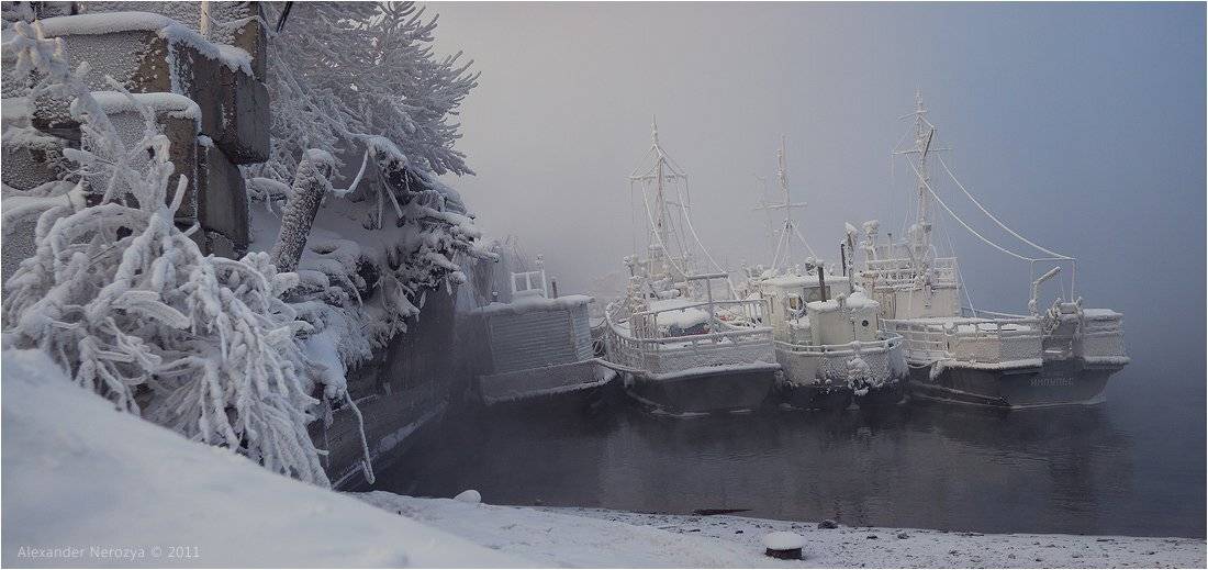 набережная, енисей, сибирь, красноярск, мороз, -30, градусов, fotokvadrat.ru, Horimono
