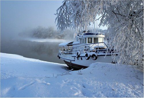 зимний причал