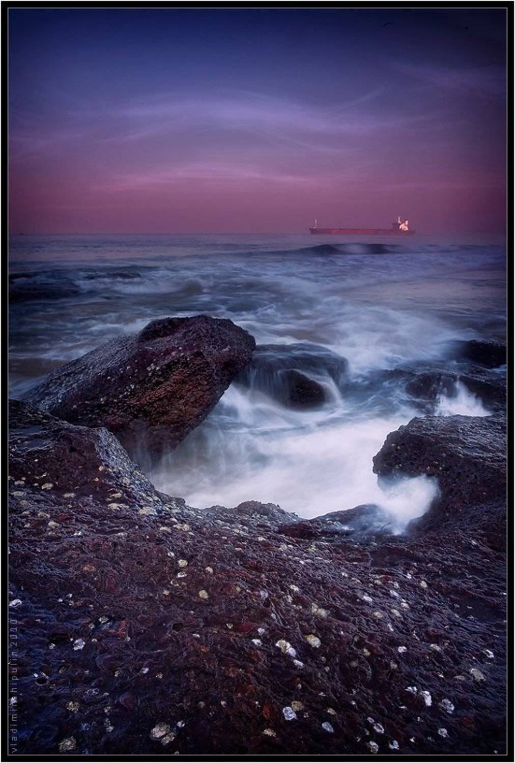 корабль,море,океан,гоа,водны,волна,закат,владимир,шипулин,индия, Vladim_Shipulin