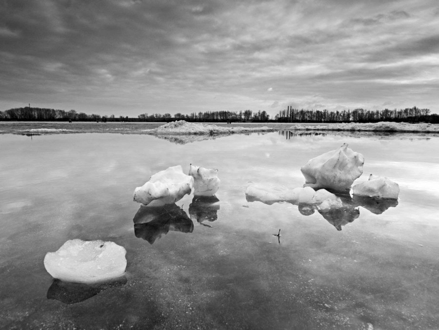 днепр, лед, зима, снег, таять, Александр Андреев